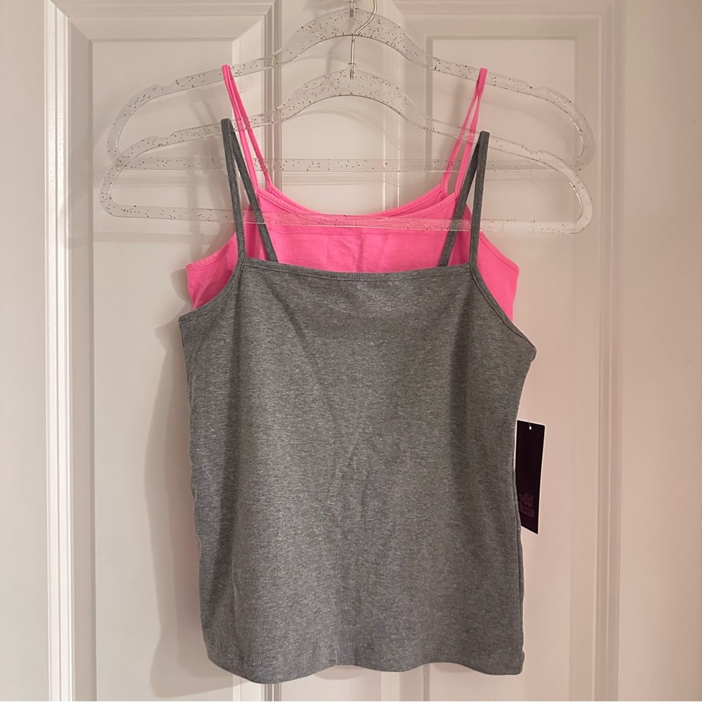 Wild Fable Elegant Gray and Pink Camisole Tank Top Bundle